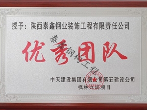 優.秀團隊—中天楓林九溪